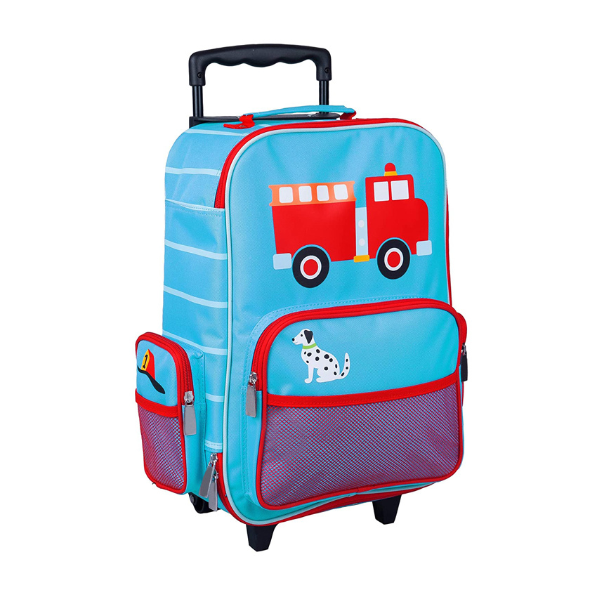 Kids Rolling Suitcase Children Carry-on Luggage Trolley Bag School & Overnight Travel Bag