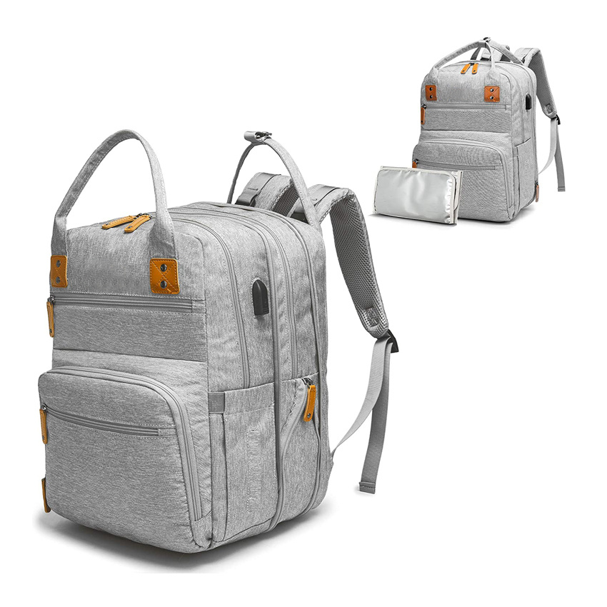 Multifunction Maternity Travel Expandable Backpack Baby Travel Diaper Bag