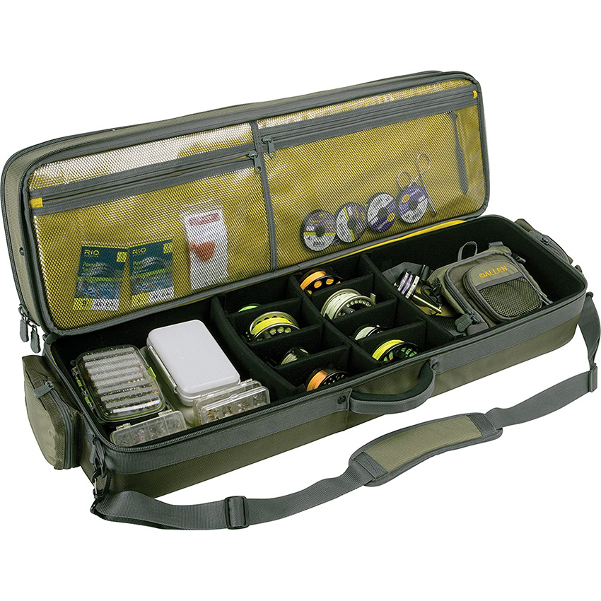 Water Resistant & Large Capacity Gear Bag Hold up to 4 Rods Fishing Rod Bag