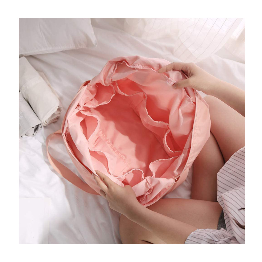 Rainproof Nylon Tote Bag Sports Shoulder Handbag Trave Luggage Bag