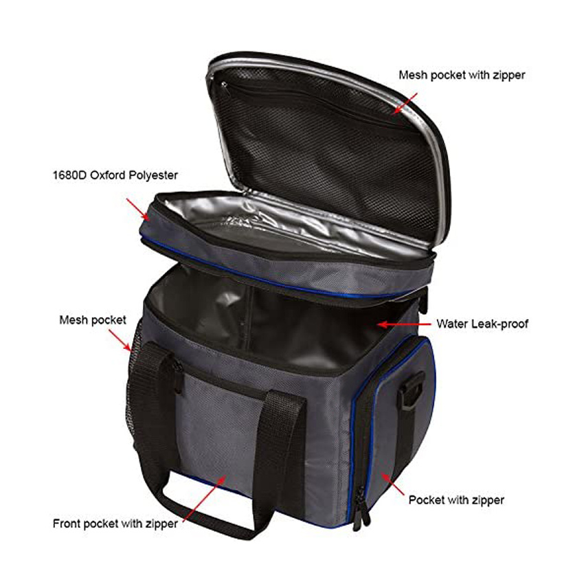 Multi-Functional Outdoor Portable Meal Bag Insulated Cooler Lunch Bag