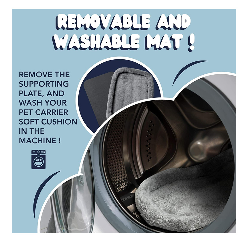 Pet Carrier Soft-Sided Cat Carrier Bag Small Dog Carrier Basket Puppy Bag