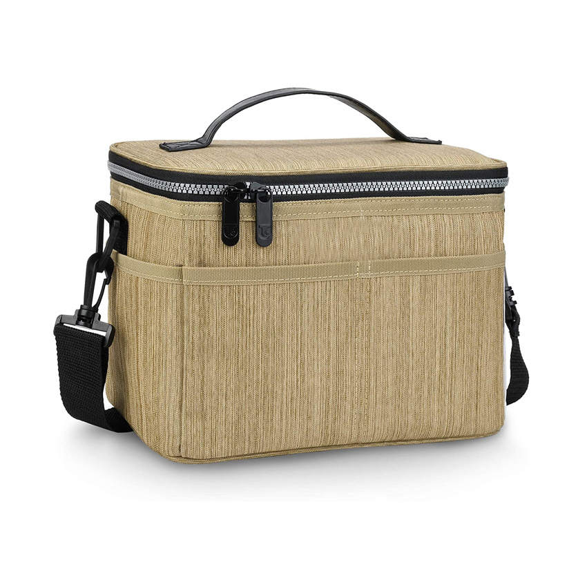 Portable Student Lunch Bag Outdoor Travel Hiking Food Bag Hot Cold Pack