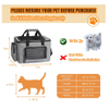 Dog Bike Basket Carrier Removable Pet Bicycle Bag Dog Cycling Bag for Picnic Shopping