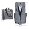 Business Travel Carry on Bag Hanging Suitcase Suit Luggage Garment Bag with Shoulder Strap
