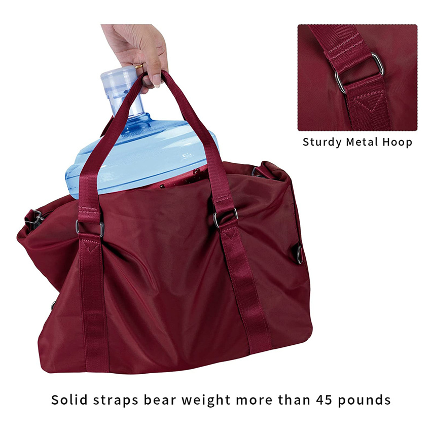 Sports Gym Bag Shoulder Weekender Overnight Bag Tote Carry on Luggage Bag