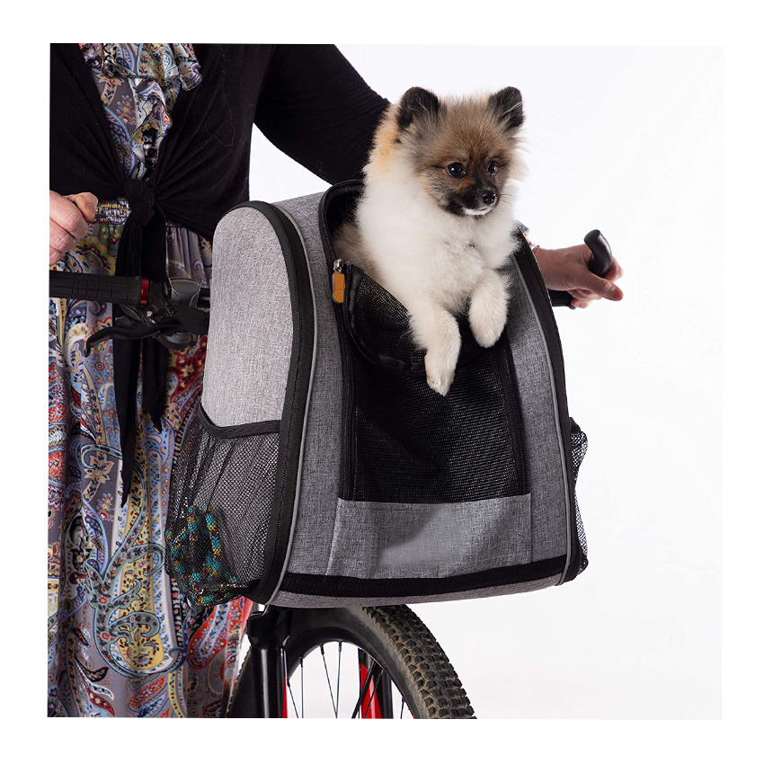 Pet Products Travel Bike Backpack for Pets Portable Pet Bicycle Bag Dog Cage