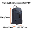 Rolling Backpack for Travel Women Men Water Resistant Large Capacity Business Roller Bags