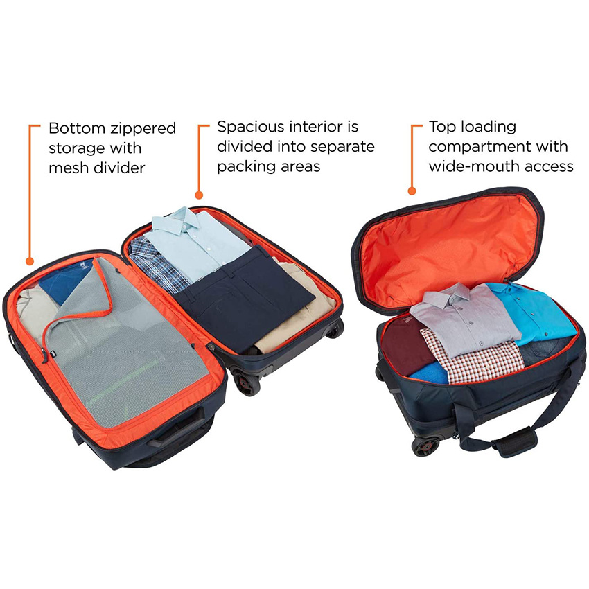 Rolling Backpack for Travel Women Men Water Resistant Large Capacity Business Roller Bags