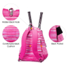 Women Racket Bags Outdoor Tennis Bag Large Capacity Gym Bag Student Travel Bag