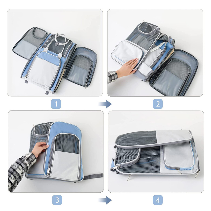 Portable Cat Backpack Tavel and Hiking Cat Carrier Bags Pet Bag with Breathable Mesh Window