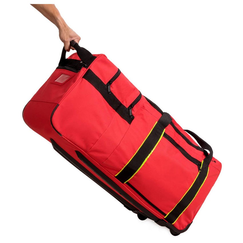 Rolling Fire Fighter Travel Bag Oversize Wheeled Fireman Equipment Bag Rescue Roller Bag