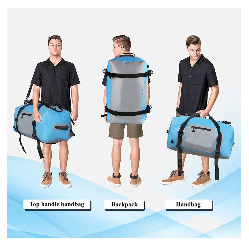 Dry Storage Bag for Men Women Foldable Travel Weekender Overnight Duffle Bag