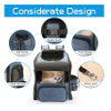 Dog Travel Carrier Backpack Puppy Outdoor Bag Visibility and Ventilation Pet Cage