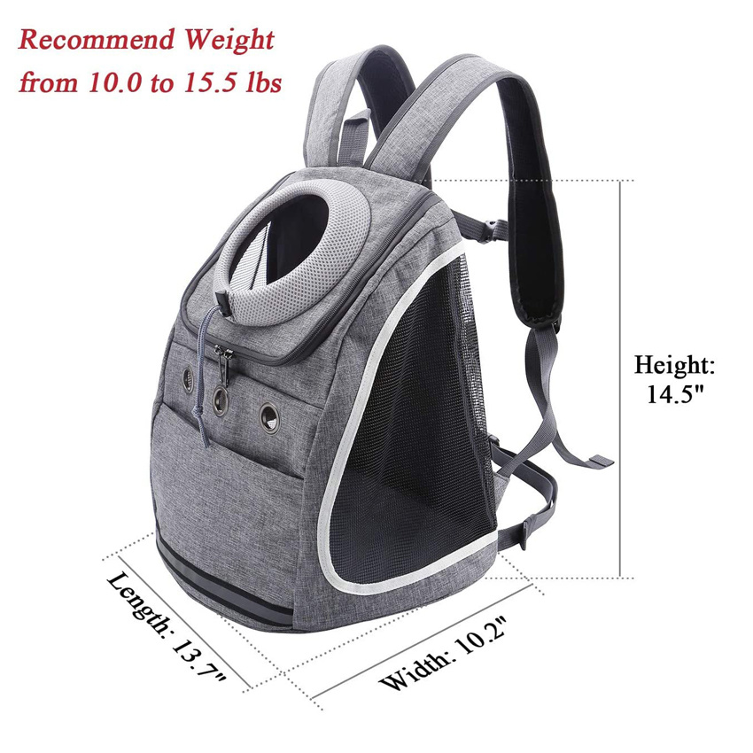 Large Portable Pet Shoulder Bag Collapsible Durable Dog Supply Backpack