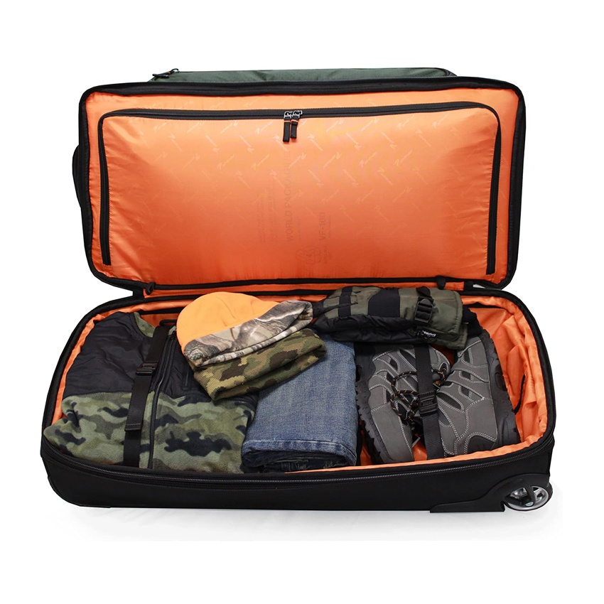 Huge Wheeled Rolling Duffel Bag Weekender Luggage Roller Bag for Man Woman