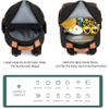 Large Capacity Backpack for Mom Travel Baby Bags for Boys Girls with Insulated Pocket Stroller Straps Baby Diaper Bag