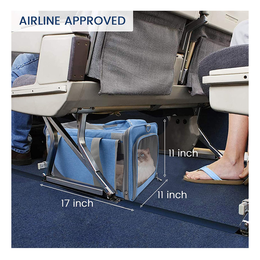 Cat Carriers Dog Soft-Sided Cage Large Pet Carrier Bag for Comfortable Traveling