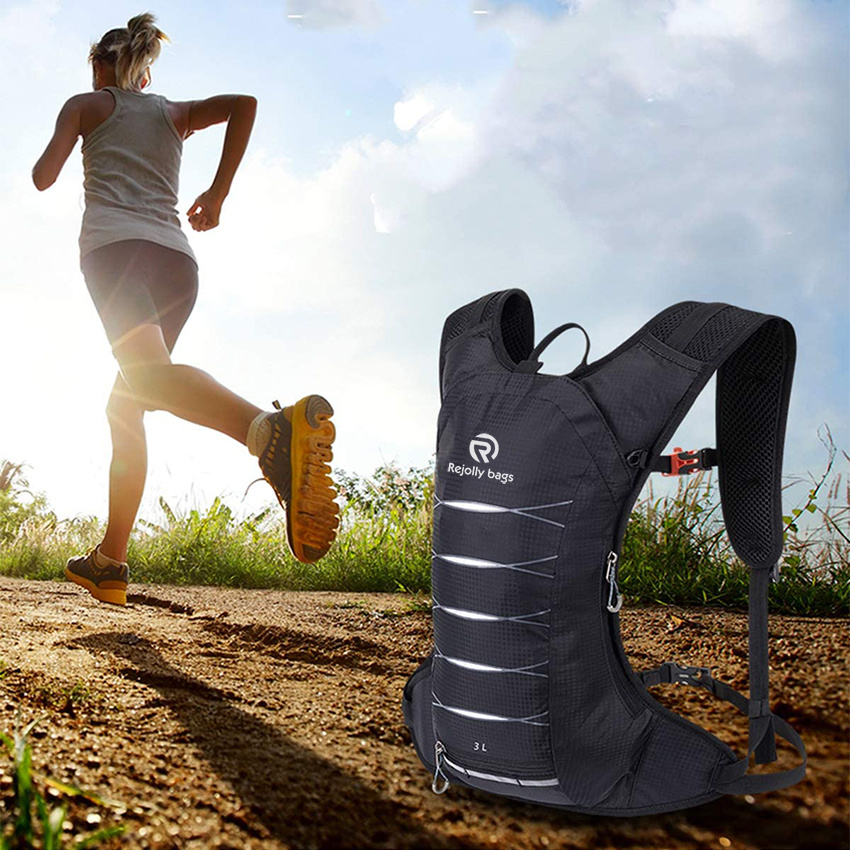 Cycling Backpack Biking Backpack Riding Daypack Bike Rucksack Breathable Lightweight for Outdoor Sports Travelling Mountaineering Hydration Backpack