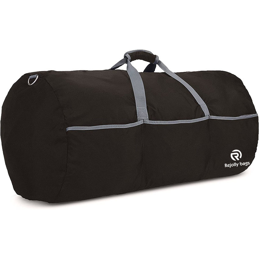 Wholesale Lightweight Black Bag High Quality Large Travel Luggage Duffel Bag