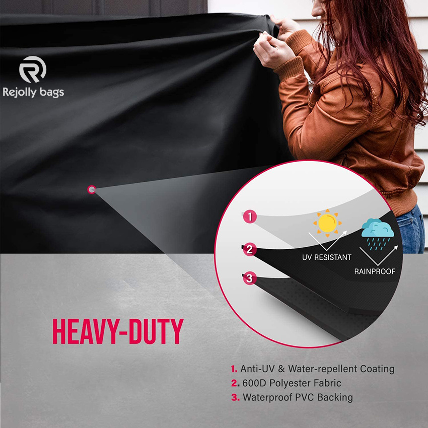 Premium BBQ Grill Cover, Heavy-Duty Gas Grill Cover for Weber Spirit, Weber Genesis, Char Broil etc. Rip-Proof & Waterproof Grill Cover