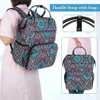 Nurse Bag Heavy Duty Storage Backpack Medical Work with Steel Frame Top Layer Zip-Top Closure Inner Padded Totem