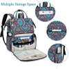 Nurse Bag Heavy Duty Storage Backpack Medical Work with Steel Frame Top Layer Zip-Top Closure Inner Padded Totem