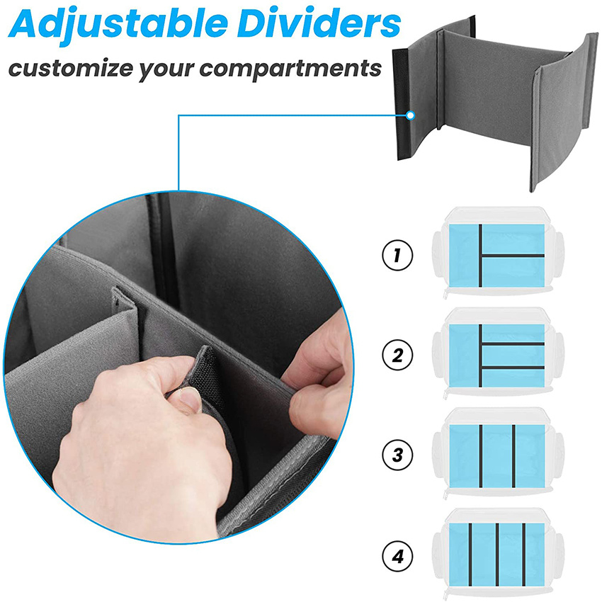 Medical Equipment Bag Empty with Adjustable Divider Nonslip Bottom Removable Shoulder Strap Water-Resistant Health Nurse Pack