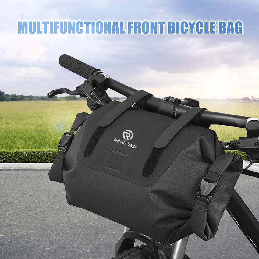 Bike Handlebar Bag Waterproof Multifunctional Front Handlebar Pannier Large Capacity MTB Bike Phone Holder Bicycle Bag