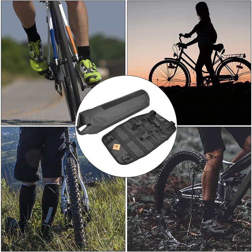 Bike Frame Bag Waterproof Adjustable Multipurpose for Mountain Bike for Outdoor Cycling for MTB for Road Bike for Travel Bike Bag