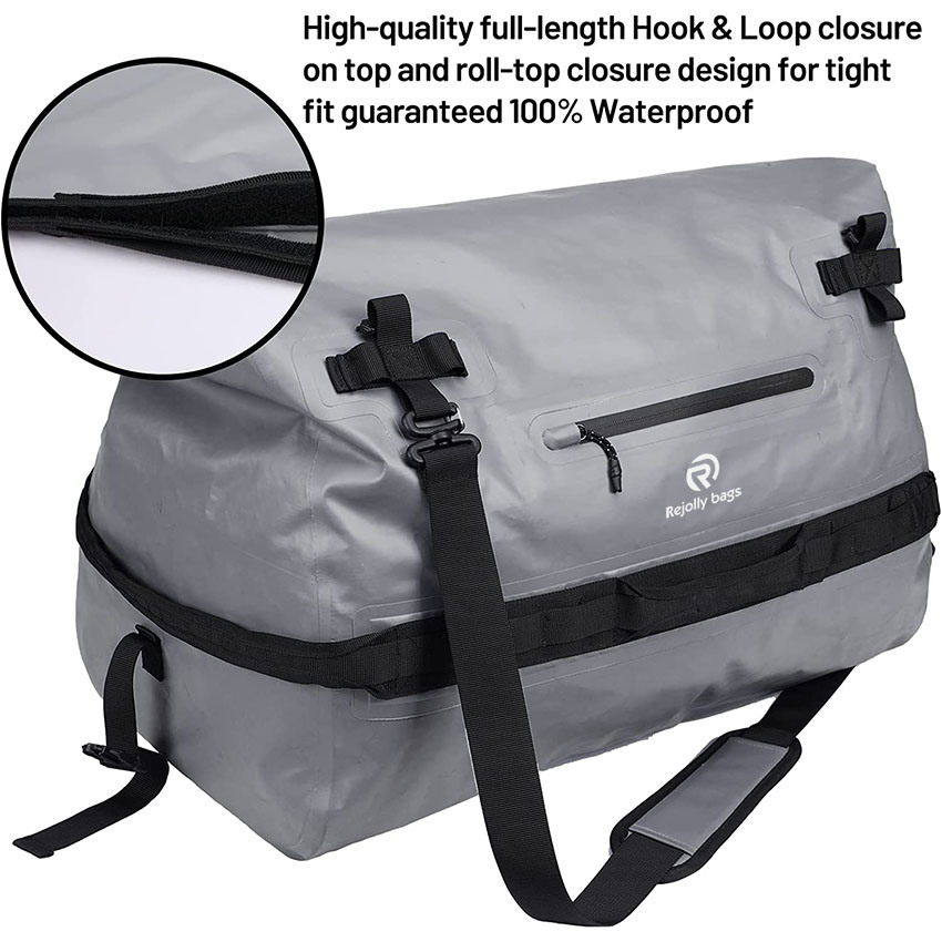 Large Waterproof Duffel Bag Rolltop Dry Backpack Duffle Bags for Kayaking, Rafting, Boating, Swimming, Camping, Travel, Gym, Beach, 60L/80L Bag