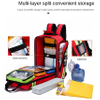 Large Empty Emergency Responder Trauma Bag First Aid Kit Bag Large Survival Emergency Medicine Storage Case for Travel Camping Car Workplace Medical Bag