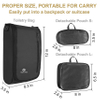 Hanging Toiletry Bag for Men, Water Resistant Hygiene Bag for Camping, Traveling, Gym and Fitness, Travel Accessories Toiletry Bag