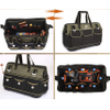 600d Oxford Wide Mouth Tool Bag with Water Proof Organizer Bag for Men with Adjustable Shoulder Strap Tool Bag