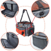 Multi-Pocket Dual Compartment Water Resistant Fishing Tackle Box Storage Bags Portable for Camping, Picnic, BBQ, Fishing Gear Storage Fishing Fish Bag