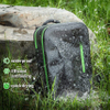 TPU Waterproof Backpack with 2 Removable Cosmetic Bags Airtight Zipper Pocket Hiking Travel