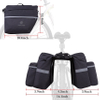 Water-Resistant Portable Bike Pannier Bag - 26L Bicycle Panniers with Reflective Trim, Bike Rear Seat Bicycle Bag