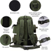 Fishing Tackle Backpack Water Resistant Lightweight Tactical Bag Soft Tackle Box with Rod Holder and Protective Rain Cover Fishing Rod Bags