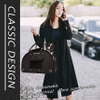 Dog Cat Pet Carrier Foldable Premium PU Leather Purse Portable Tote Bag