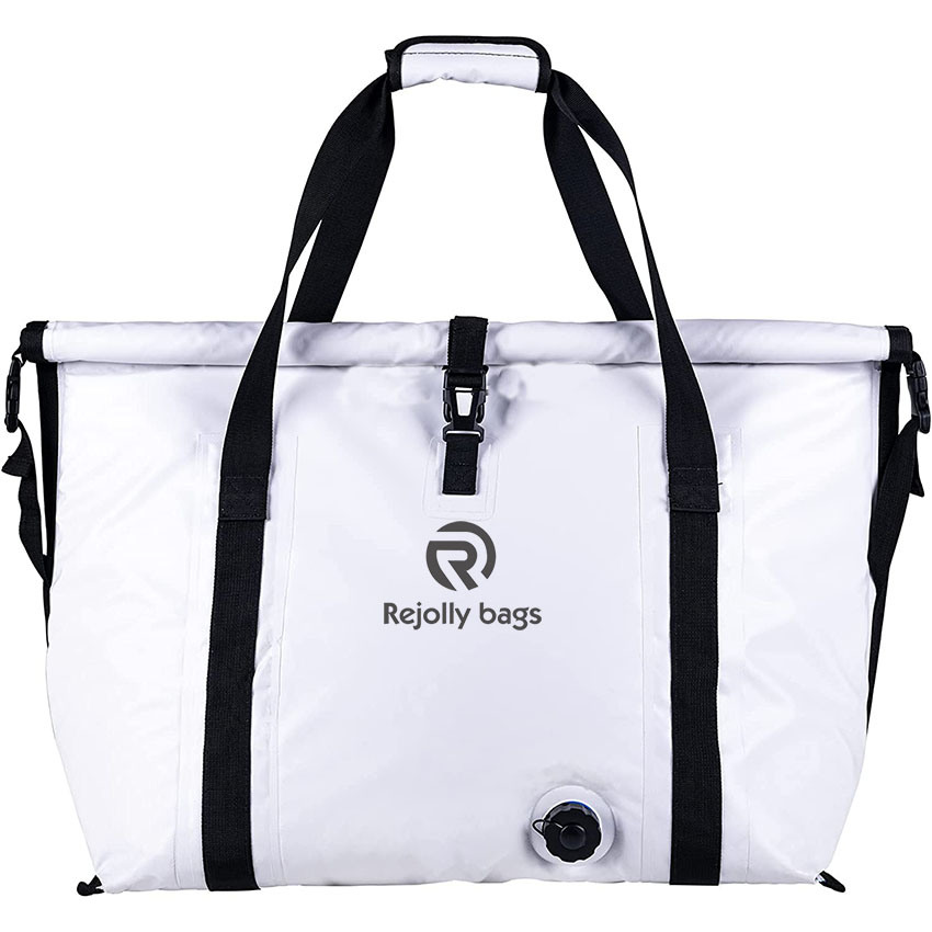 Insulated Monster Leakproof Fish Kill Bag, Portable Large Fishing Cooler Bag for Outdoor Tarvel with Drain Plug Fishing Fish Bag