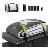 Car Rooftop Cargo Carrier Bag Waterproof Roof Pack Includes Luggage Anti-Slip Einforced