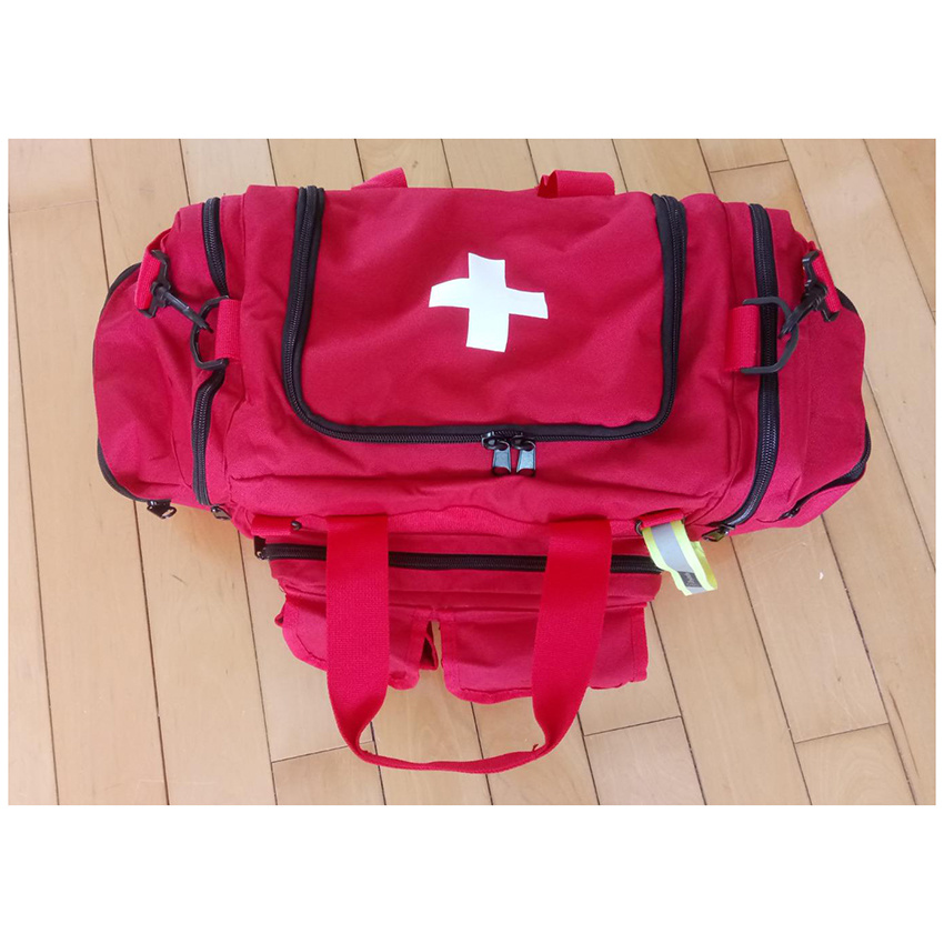 First Aid Trauma Jump Bag Empty for First Responder Nurse Medical Duffle Carry on Emergency Ambulance Treatment Equipment Storage