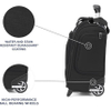 Lightweight Rolling Underseat Compact Carry-on Upright 2 Wheel Luggage for Travel Rolling Bag