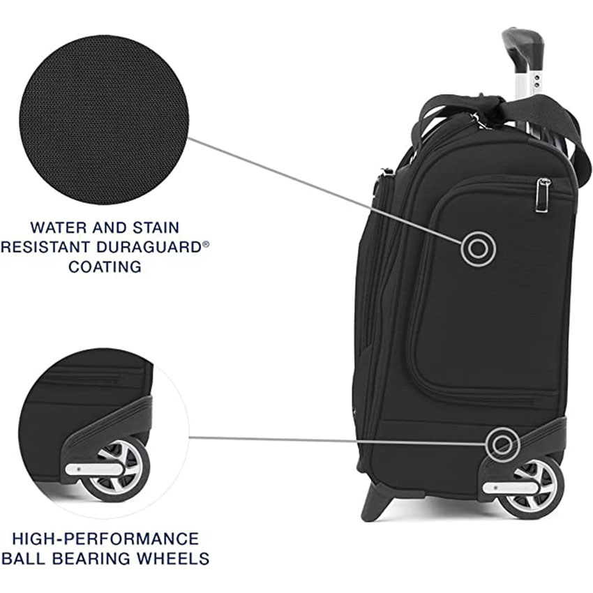 Lightweight Rolling Underseat Compact Carry-on Upright 2 Wheel Luggage for Travel Rolling Bag