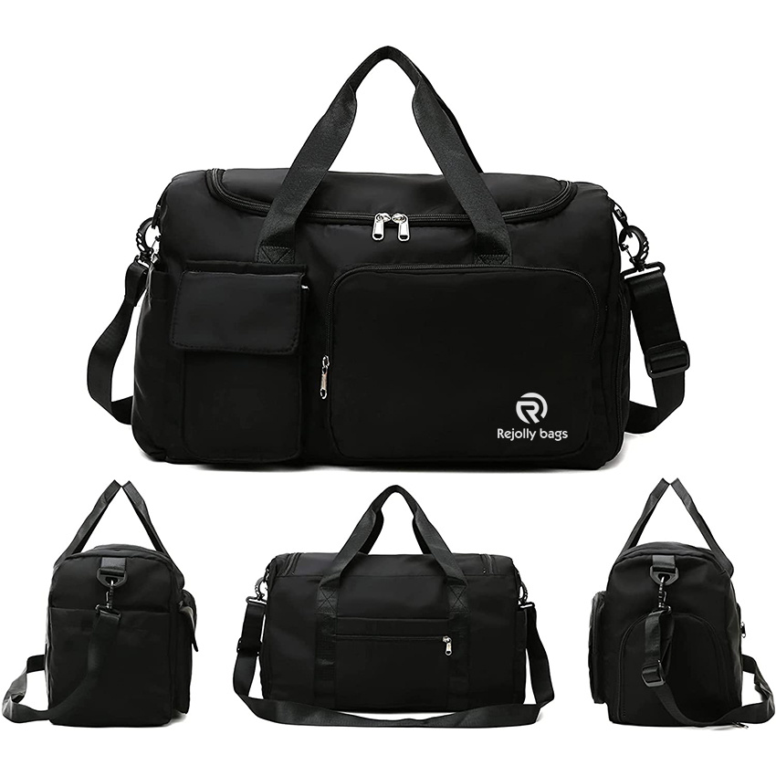 Lightweight Waterproof Travel Duffel Bag, Sports Tote Gym Bag, Shoulder Weekender Overnight Bag with Wet Pocket & Shoes Compartment for Women Tote Bag