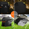 58 Inch Waterproof BBQ Grill Cover with 4 Reflective Handles & Straps, Special Fade and UV Resistant Material, Dust-Proof Windproof Rip-Proof Grill Cover