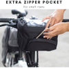 Bicycle Handlebar Bag Basic with Waterproof Rain Cover Strap Fixing