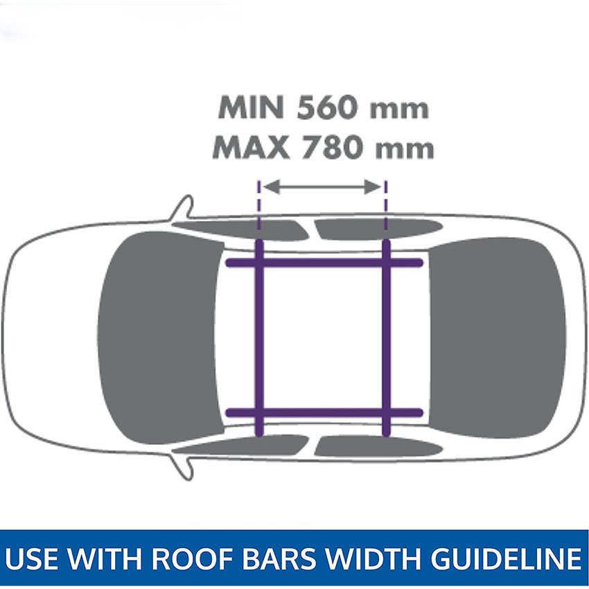 Large 330 Litres Soft Roof Box; Foldable Weather Resistant Roof Bag with Solid Base; Navy Blue Bag