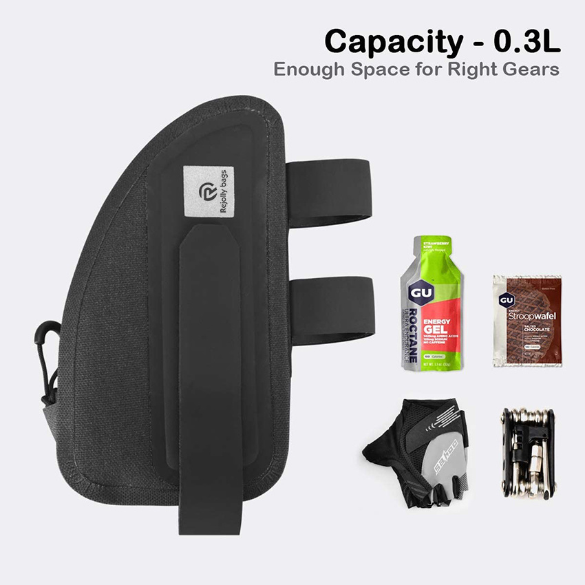 Fully Waterproof Bike Front Frame Bag Concise Style Design Top Tube Storage Pannier Bike Bag