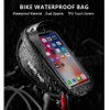 Bike Phone Front Frame Bag Waterproof Holder Case Sensitive Touch Screen Compatible with